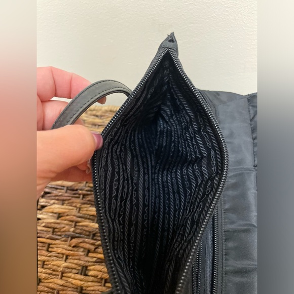 Prada Nylon Black Shoulder Bag 100% Authentic - Picture 2 of 10